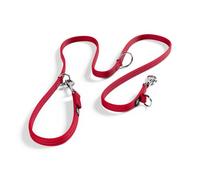 BullyBillows Double Ended Red Training Lead | Multi-Functional Lead | Medium Length For Obedience Or Distance Work