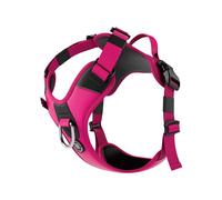 BullyBillows Hurricane Harness | Non-Restrictive Dog Harness | Made With Durable Materials | Suitable For All Dog Breeds | Stainless Steel Dog Harness | Carminerose | Extra Small