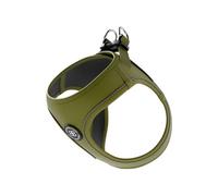 BullyBillows Step-In Dog Harness With Handle | Small BREED/PUPPY Harnes With Padded Lining & Highly Reflective Dog Harness | Olive Green | X Small