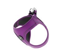 BullyBillows Step-In Dog Harness With Handle | Small BREED/PUPPY Harnes With Padded Lining & Highly Reflective Dog Harness | Purple | XXX Small