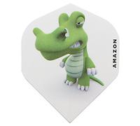 Bullydarts Amazon Cartoon Crocodile Standard Shape Dart Flights (10 Sets)