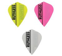 Bullydarts Ruthless Kite Shaped Dart Flights - Extra Thick (Pink, 5 Sets)