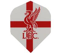 Bullydarts WHITE LIVERPOOL FOOTBALL DART FLIGHTS (5x Sets)