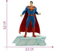 Bullyland Superman 15cm - DC Comics Collectable Figure Hand Painted - PVC Free - Kids Toy and Gift Idea, Cake Design