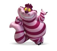 Bullyland Toy Figure - Cheshire Cat (Alice in Wonderland), approx. 7.3 cm, PVC-free cake topper