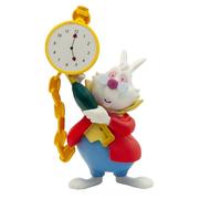 Bullyland 11402 Toy Figure, Walt Disney Alice in Wonderland, White Rabbit, Approx. 8.1 cm, Ideal as a Cake Topper, Detailed, PVC-Free, Great Gift for Children’s Imaginative Play
