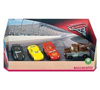 Bullyland 12167 Disney Pixar Cars 3 Toy Figure Set in Gift Box, Lovingly Hand-Painted Figures, PVC-Free, Great Gift for Boys and Girls for Imaginative Play
