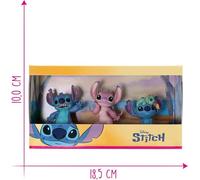 Bullyland 12591 Walt Disney Stitch 3-Piece Gift Box Figure Set - New