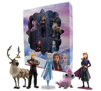 Bullyland 13414 Toy Figures Set Princess Elsa, Anna, Salamander Bruni, Kristoff