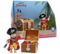 Bullyland 18900 Capt'n Sharky Figurine, Approx. 7 cm, Lovingly Hand-Painted Figure, PVC Great Gift for Boys and Girls for Imaginative Play