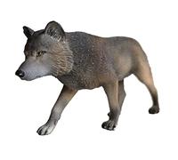 Bullyland 63460 Wolf Toy Figure, Approx. 11 cm Large Animal Figure, Accurate to Detail, PVC-Free, Ideal as a Small Gift for Children from 3 Years