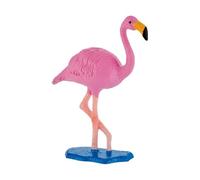 Bullyland 63716 Flamingo Toy Figure, Approx. 7 cm, Pink Large, Lovingly Hand Painted Figure, PVC-, Great Gift for Boys and Girls for Imaginative Play