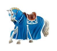 Bullyland 80769 Figure Figurine World - Tournament horse in Blue