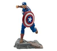 Bullyland Captain America from the Marvel Avengers, perfect as a toy figure, decoration and small gift for kids aged 3 and up and collectors, detailed collectible figure from