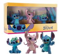 Bullyland - Stitch gift set by Disneys Lilo & Stitch, perfect as a toy figure, decoration and gift for children from 3 years, detailed 6 cm Walt Disney collectible figures 12591