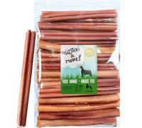 BULLYSTICKS & MORE Bully Sticks Sticks 15 cm for Medium Dogs | 100% Grass Beef | Bully Stick for Dogs by Dog Parents Cho