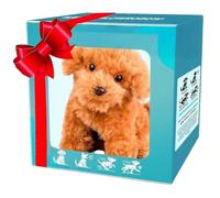 Bulnire Roboterhund, Roboter Hund Wie Echt, lebensechter Roboterwelpe, Realistischer Roboterwelpe mit weichem Fell mit Laufen, Bellen, Schwanzwedeln, Die besten Geschenkideen (B)