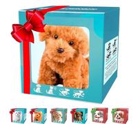 Bulnire Roboterhund, Roboter Hund Wie Echt,Realistic Robot Puppy,Realistic Robot Puppy with Soft Fur that Walks, Barks, and Wags its Tail, Best Gift Ideas (B)