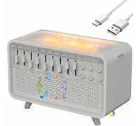 Bulora Sound Box, Belora Sleep Machine, Bulora White Noise Night Light Humidifier, 8 Group Nature Sound, Upgrade Bluetooth 5.3,200ml Water Tank Capacity,Calm Brains for Faster Sleep (1 pcs, One Size)