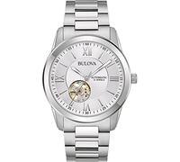 Bulova 96A280 Men's Analogue Automatic Watch with Stainless Steel Strap, Silver, Modern