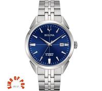 Bulova Sutton Automatic Men's Watch, Blue 96B425, Steel Case and Bracelet