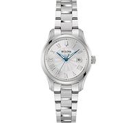 Bulova Women Analog Quartz Watch with Stainless Steel Strap 96M162