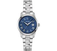 Bulova Women Analog Quartz Watch with Stainless Steel Strap 96M163