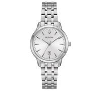 Bulova Women Analog Quartz Watch with Stainless Steel Strap 96M165