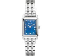 Bulova Classic Blue Dial Quartz Casual Ladies Watch 96P245