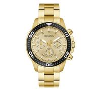 Bulova 98A315 Gold Tone Chronograph Bracelet Watch - W09346