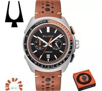 Bulova Men's Watch Chronograph Racer Braun/Black Chrono 98B427