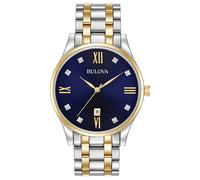 Bulova 98D130 Classic Diamonds Two Tone Bracelet Watch - W09207