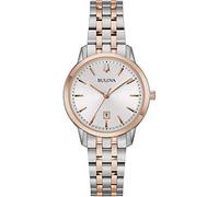 Bulova Women Analog Quartz Watch with Stainless Steel Strap 98M137