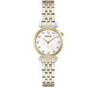 Bulova 98P202 Women's Analogue Automatic Watch with Stainless Steel Strap, 2 Colour, Modern
