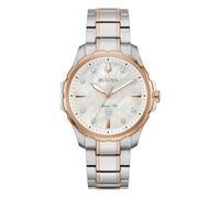 Bulova 98P228 Marine Star Lady - Women's Watch, Steel, Mother of Pearl, Quartz, 36 mm, metallic silver, Elegant