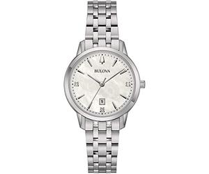 Bulova Analog 96P233, Silver, Bracelet