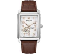 Bulova Sutton Automatic Men's Brown Leather Strap Watch