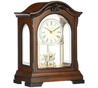 Bulova B1845 Durant Chiming Clock, Wood, Walnut, One Size