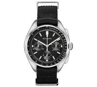 Bulova Black Mens Chronograph Watch Lunar Pilot 96A225