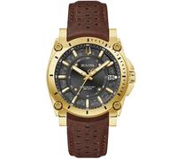 Bulova Men's Analogue Quarz Watch with Leather Strap 97B216