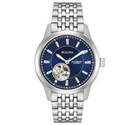 Bulova Classic Automatic Men's Open Heart Dial Stainless Steel Bracelet Watch