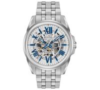 Bulova Mens Sutton Classic Automatic Skeleton Dial Bracelet Watch 96A187
