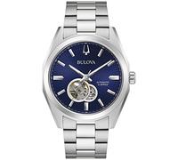 Bulova Men's Surveyor Stainless Steel Blue Dial Watch (96A275), Blue