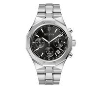 Bulova Classic Chronograph Men's Black Dial Bracelet Watch
