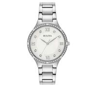 Bulova Womens Analogue Quartz Watch with Stainless Steel Strap 96L262