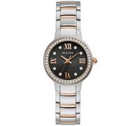 Bulova Classic Crystal Women's Two-Tone Stainless Steel Bracelet Watch