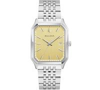 Bulova Classic Tony Bennett 96B471 Men's Quartz Watch 43 mm, Brown Dial, Stainless Steel Case and Bracelet, Sapphire Crystal