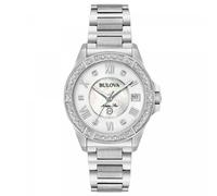 Bulova Classic Woman’s Time Only Watch, Marine Star Collection, Product Code 96R232