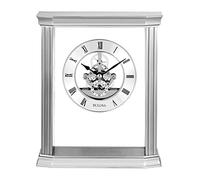 Bulova Clocks Model B1716 Cate, Silver Wall Clocks