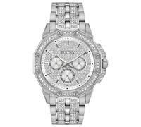 Bulova 96C134 Men's Crystal Octava Silver Crystal Dial Watch